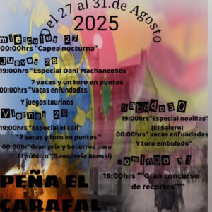 TOROS CARLET DEL 27 AL 31 DE AGOSTO 2025"