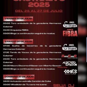 TOROS CASTRALVO DEL 25 AL 27 DE JULIO 2025