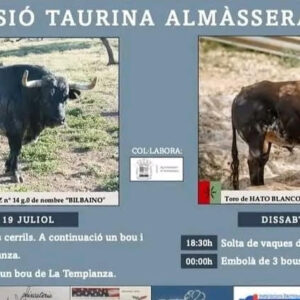TOROS COMISIO TAURINA ALMASSERA 26 JULIO 2025"