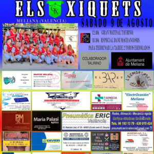 TOROS COMISION TAURINA ELS XIQUET 9 AGOSTO 2025
