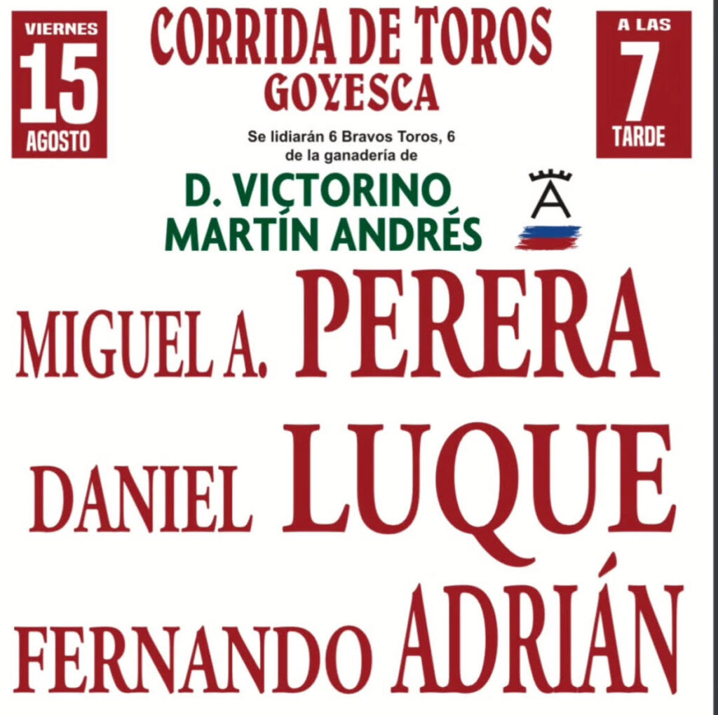 TOROS CORRIDA DE TOROS 15 DE AGOSTO 2025 - Toros hoy
