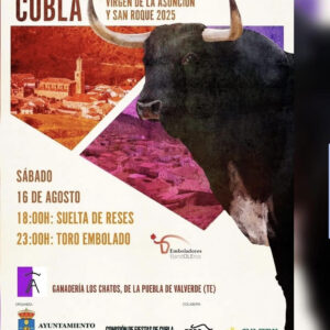 TOROS CUBLA 16 DE AGOSTO DE 2025