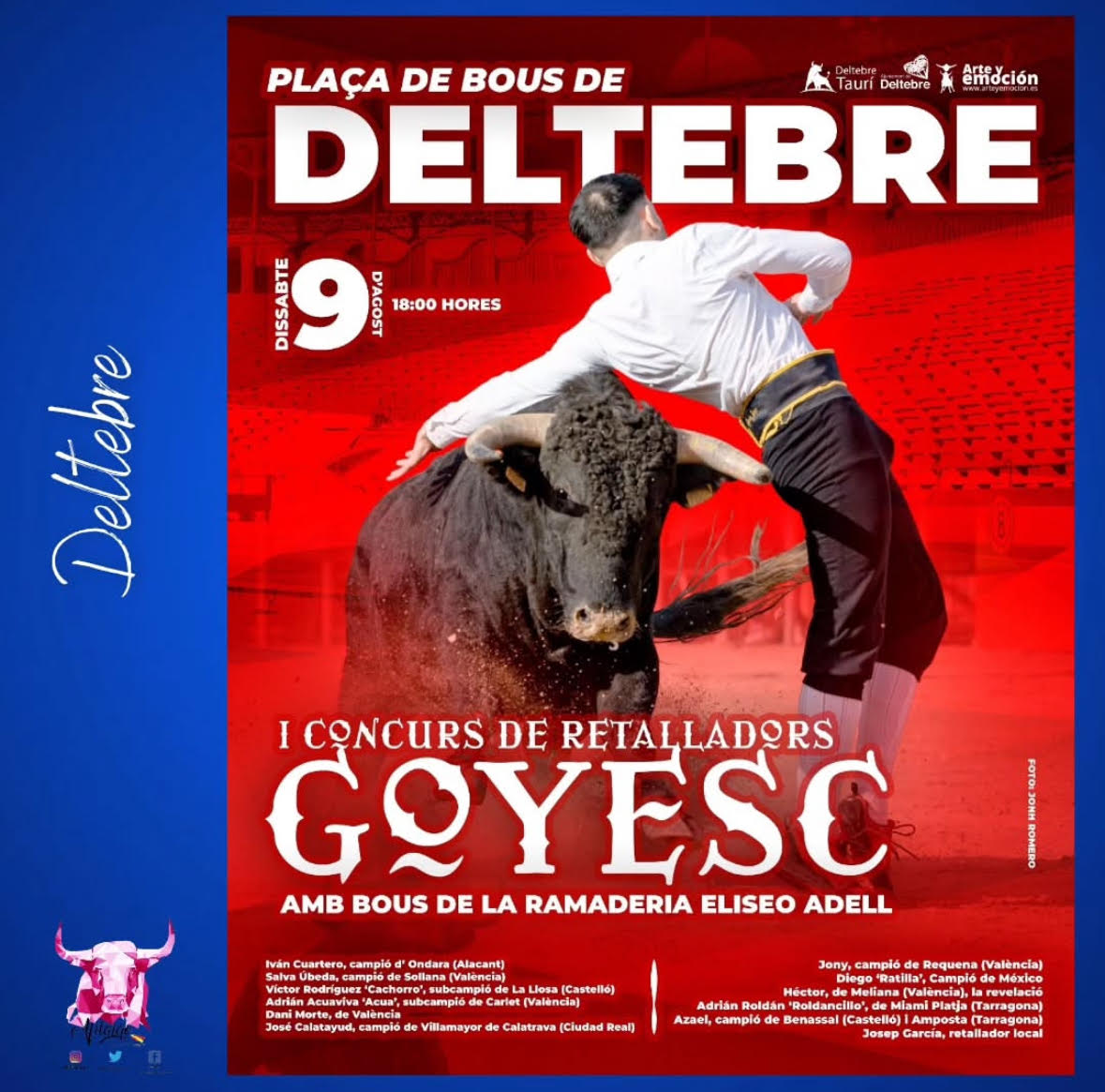 TOROS DELTAEBRE 9 AGOSTO 2025