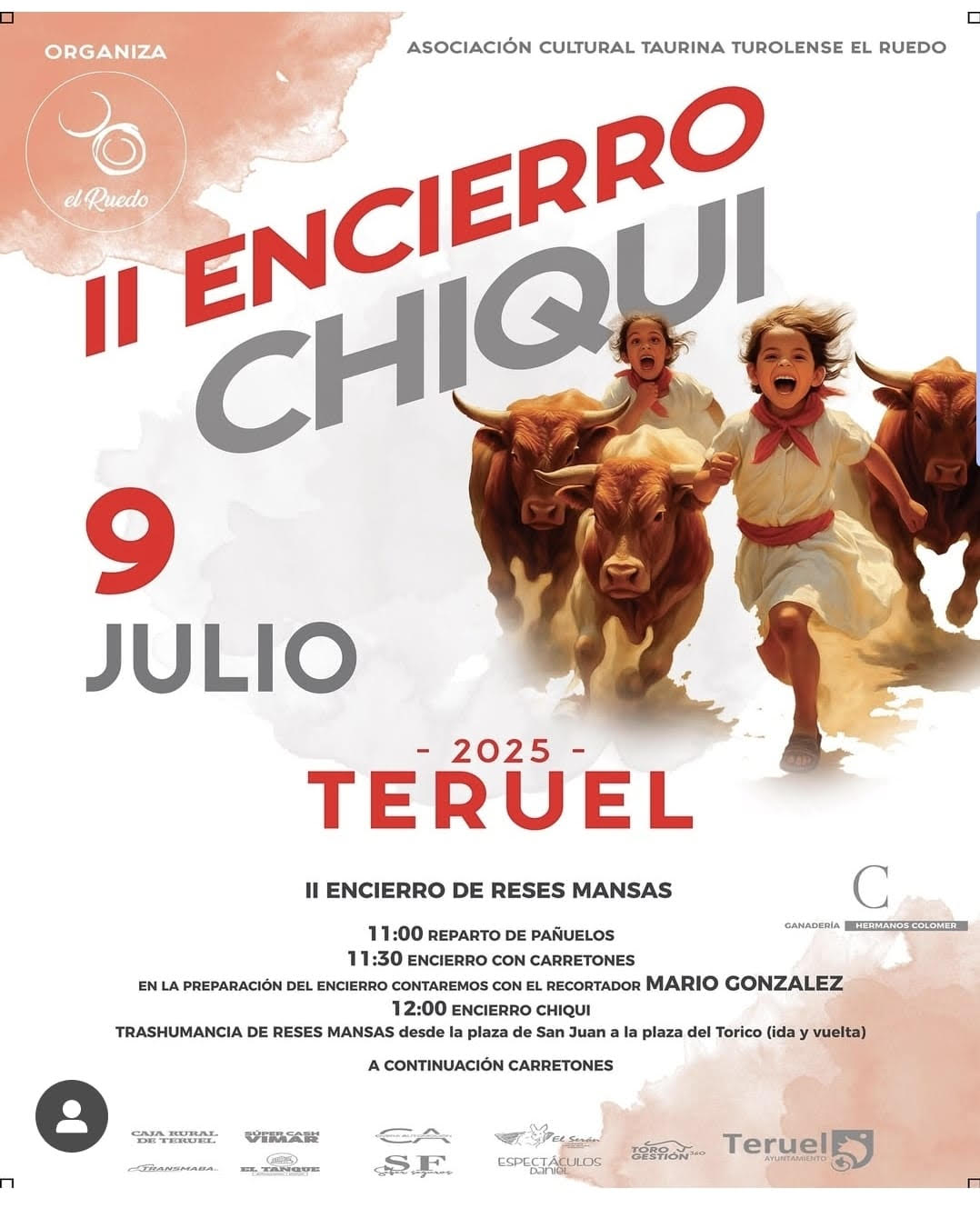 TOROS ENCIERRO CHUQUILLOS 9 JULIO 2025