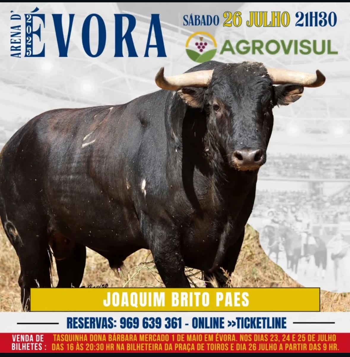 TOROS EVORA 26 JULIO 2025
