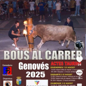 TOROS GENOVES DEL 1 AL 3 DE AGOSTO 2025