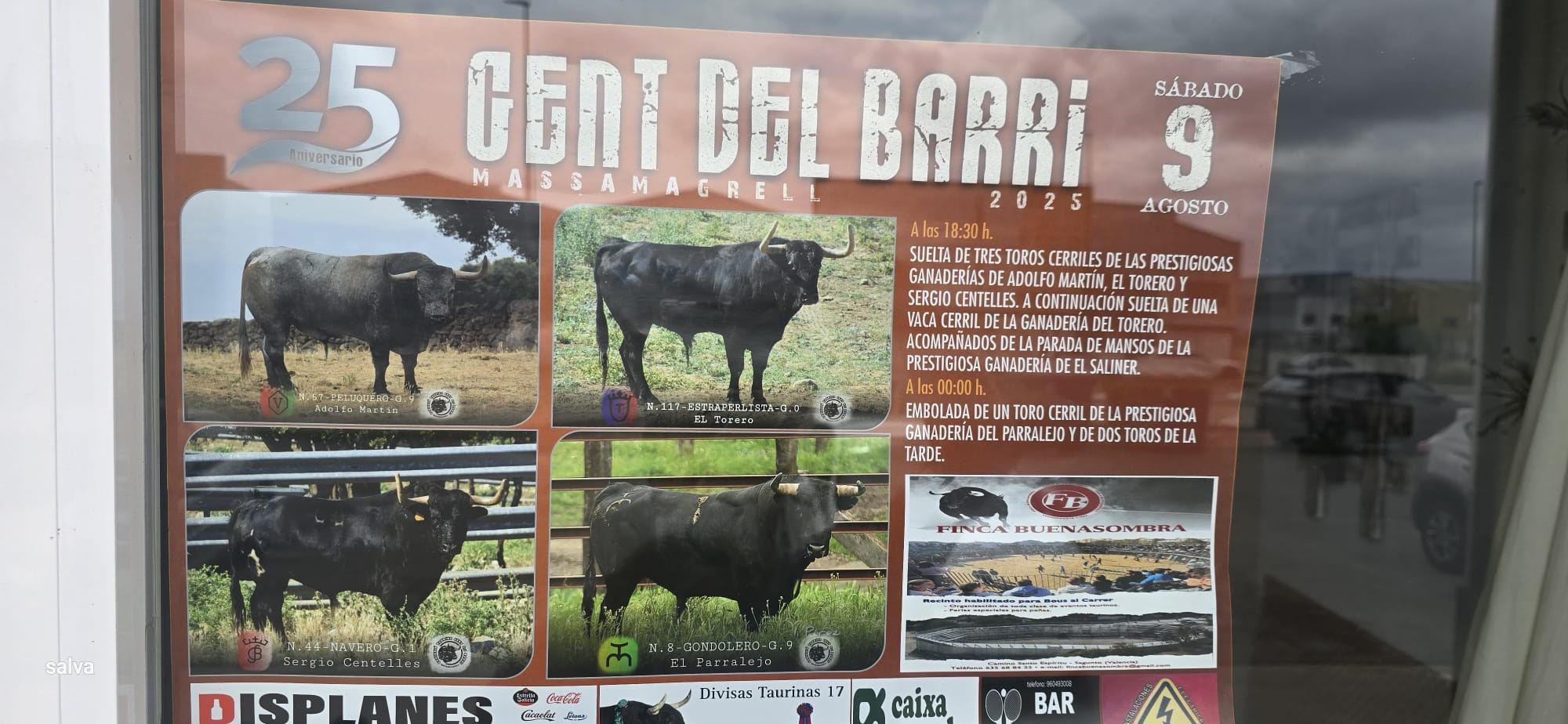 TOROS GENT DEL BARRI 9 AGOSTO 2025
