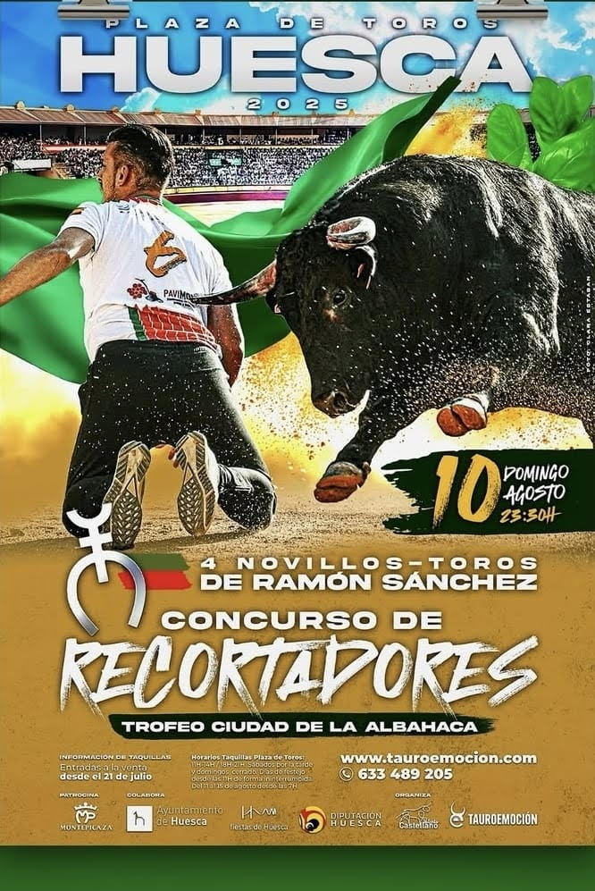 TOROS HUESCA 10 AGOSTO 2025