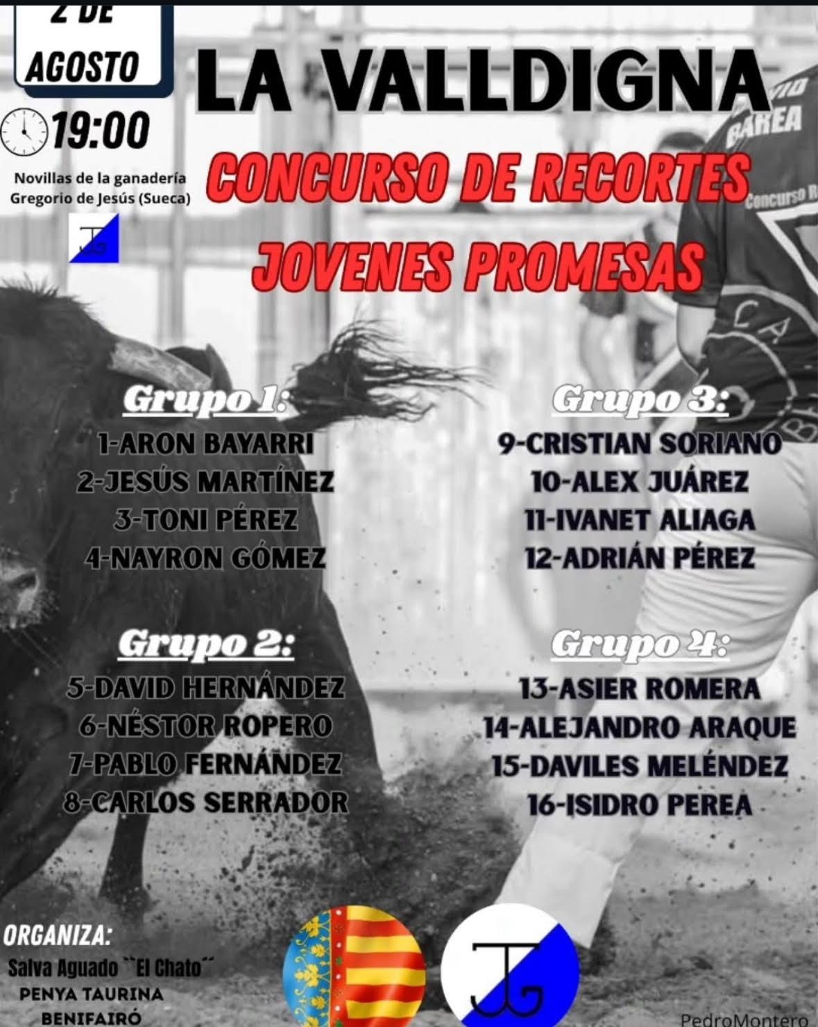 TOROS JOVENES PROMESAS 2 AGOSTO 2025