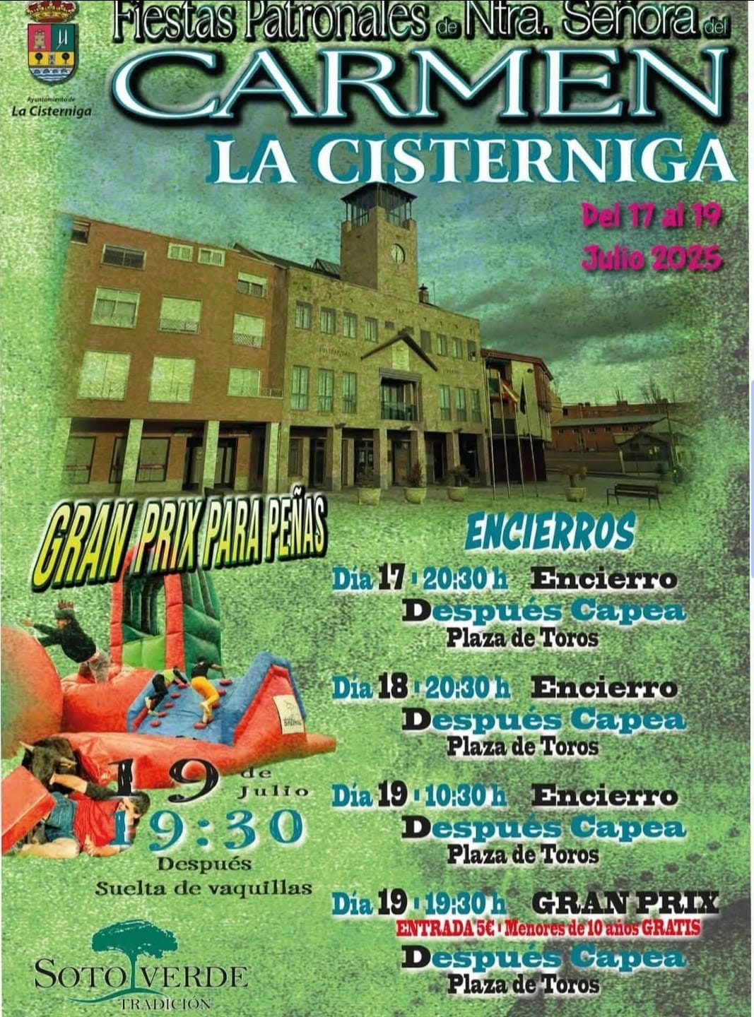 TOROS LA CISTERMIGA DEL 17 AL 19 DE JULIO 2025