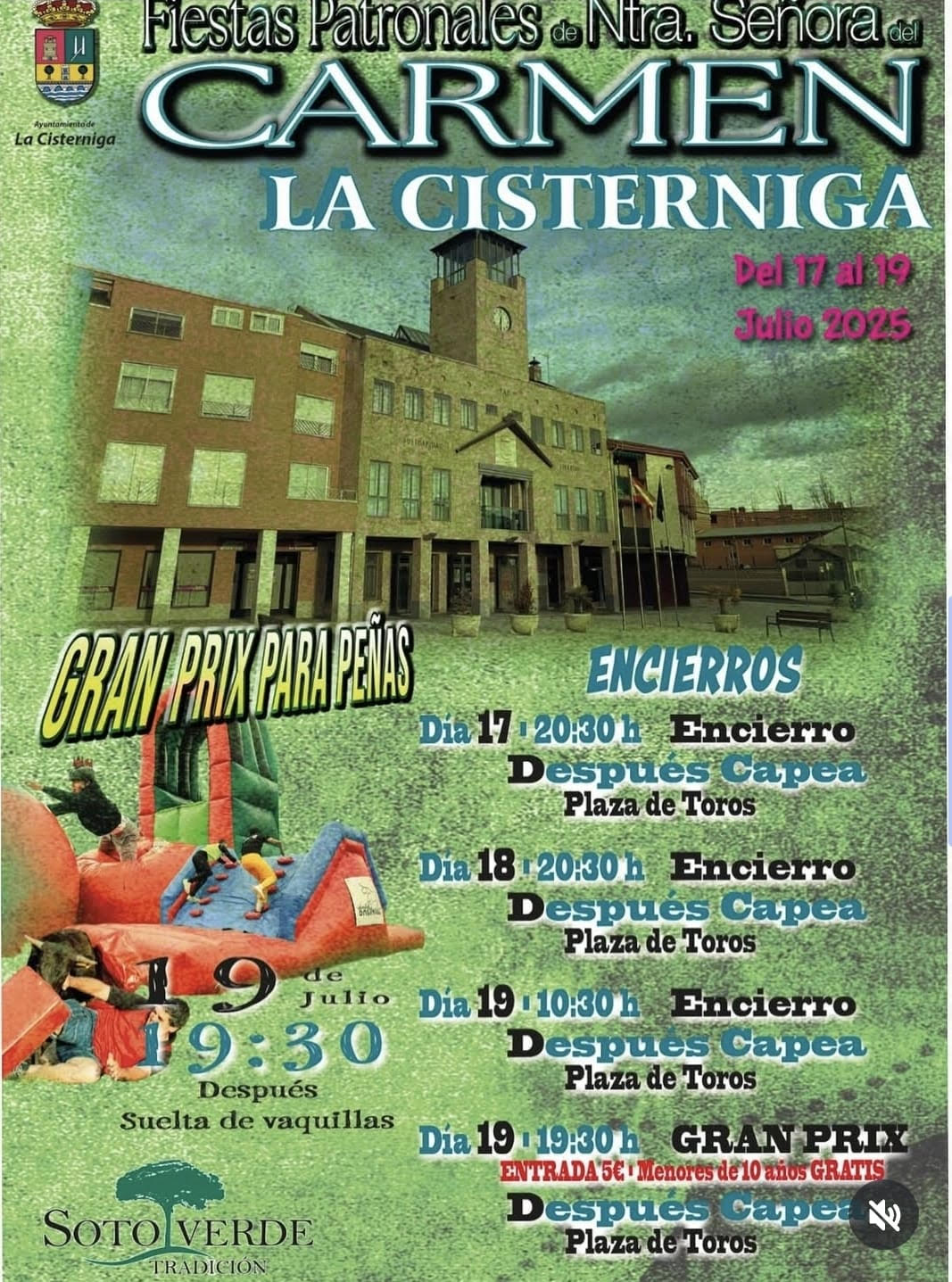 TOROS LA CISTERMIGA DEL 17 AL 19 DE JULIO 2025