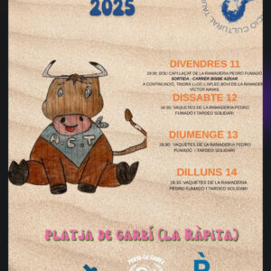 TOROS LA RAPITA DEL 11 AL 14 JULIO 2025