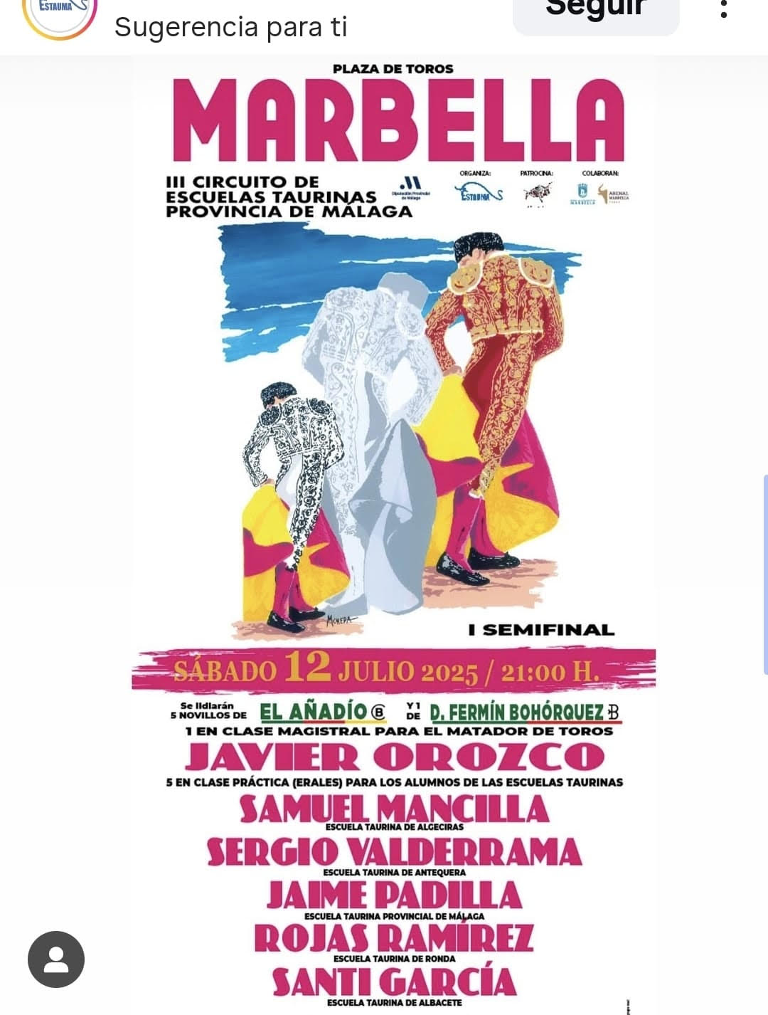 TOROS MARBELLA 12 JULIO 2025"