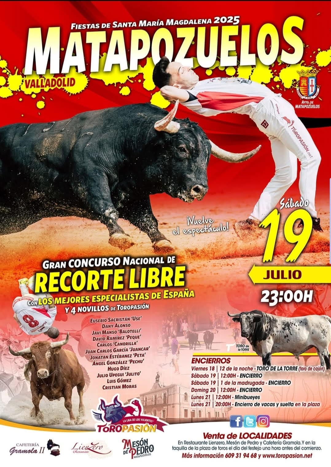 TOROS MATAPOZUELOS 19 JULIO 2025