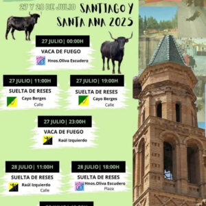 TOROS MEDINA DE ARAGÓN 27 Y 28 DE JULIO 2025