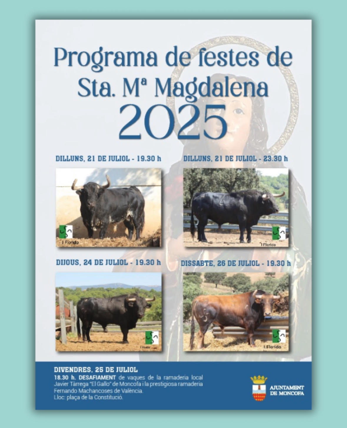 TOROS MONCOFA 24 DE JULIO 2025