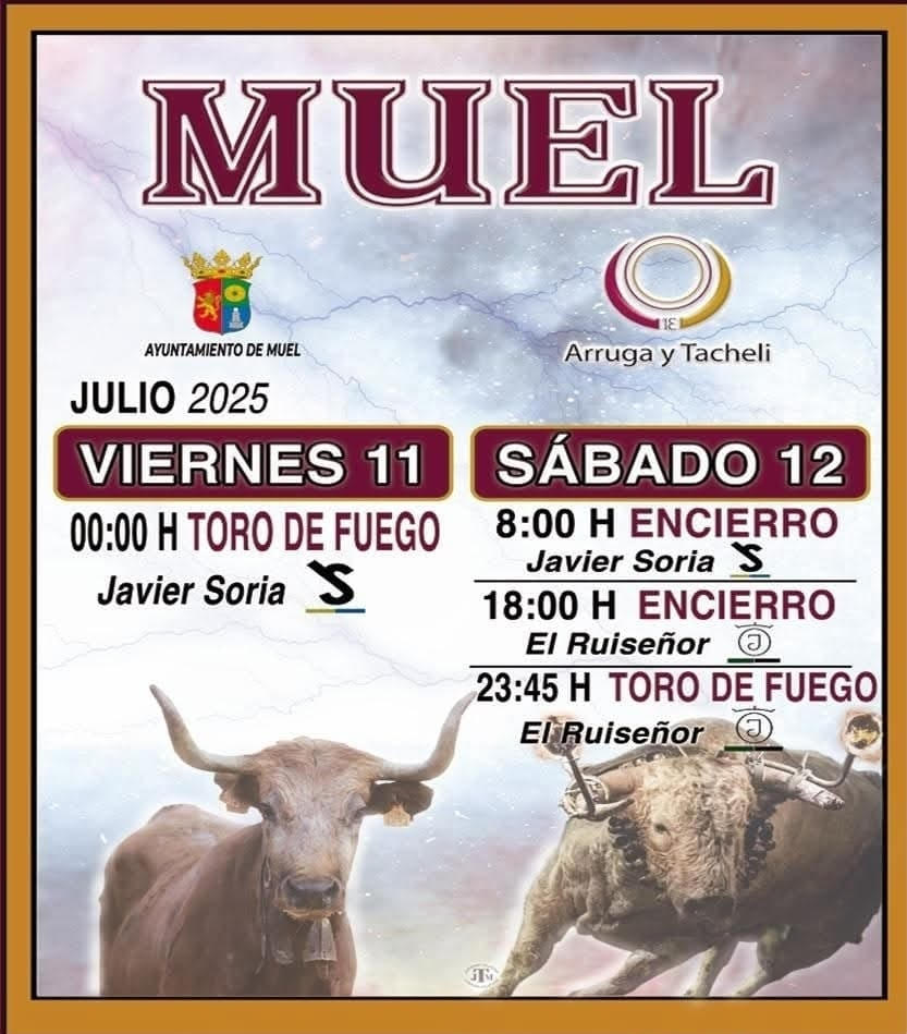 TOROS MUEL 11 Y 12 DE JULIO 2025