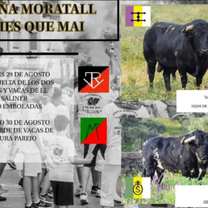 TOROS PENA MORATALL 29 Y 30 DE AGOSTO 2025