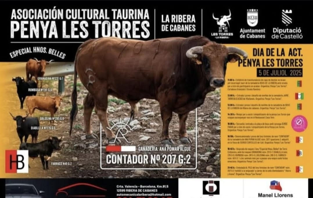TOROS PENYA LE TORRES 5 JULIO 2025