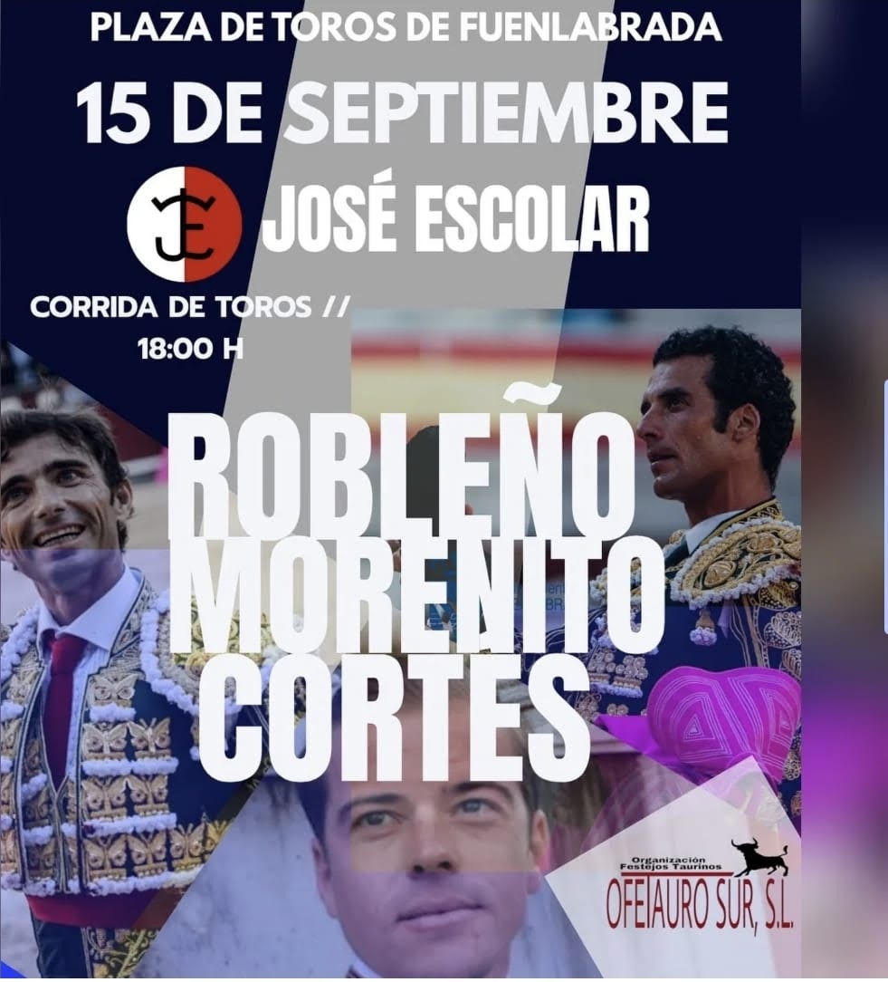 TOROS PLAZA DE TOROS DE FUENLABRADA 15 SEPTIEMBRE 2025
