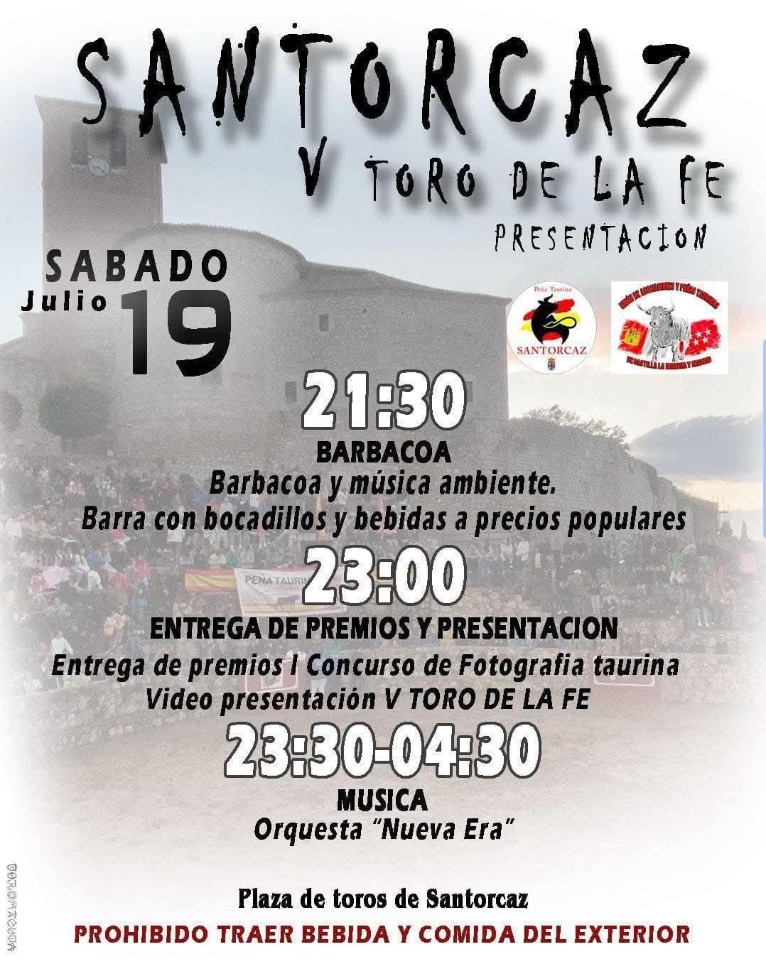 TOROS PLAZA DE TOROS DE SANTORCAZ 19 JULIO 2025