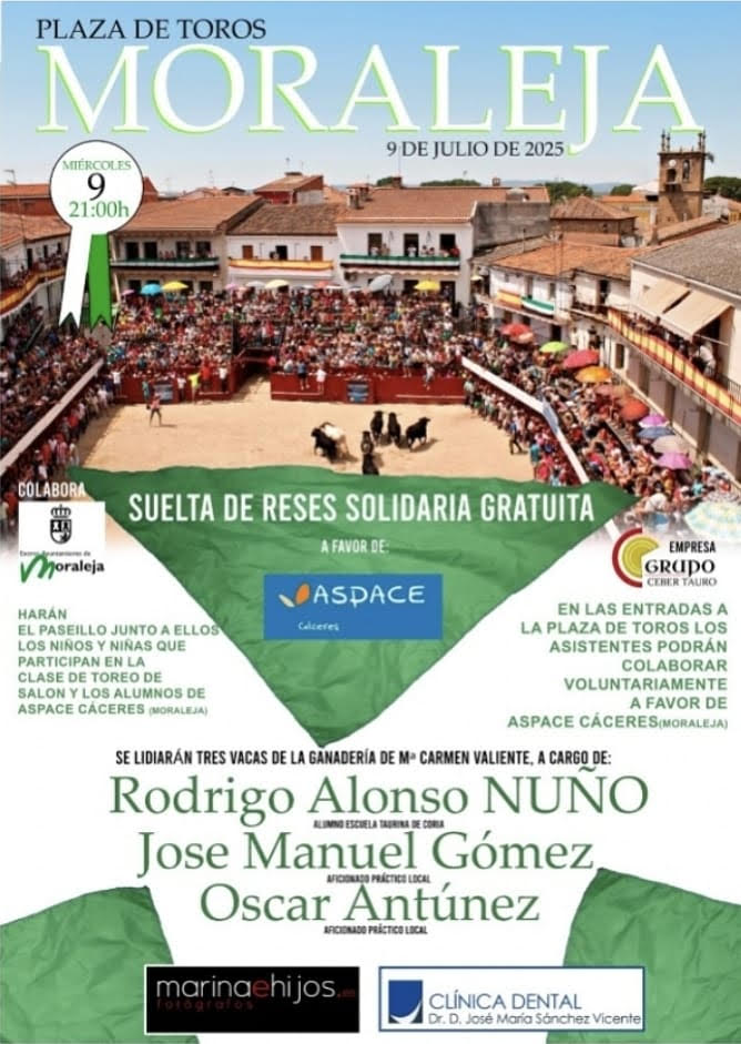 TOROS PLAZA DE TOROS MORALEJA 9 JULIO 2025