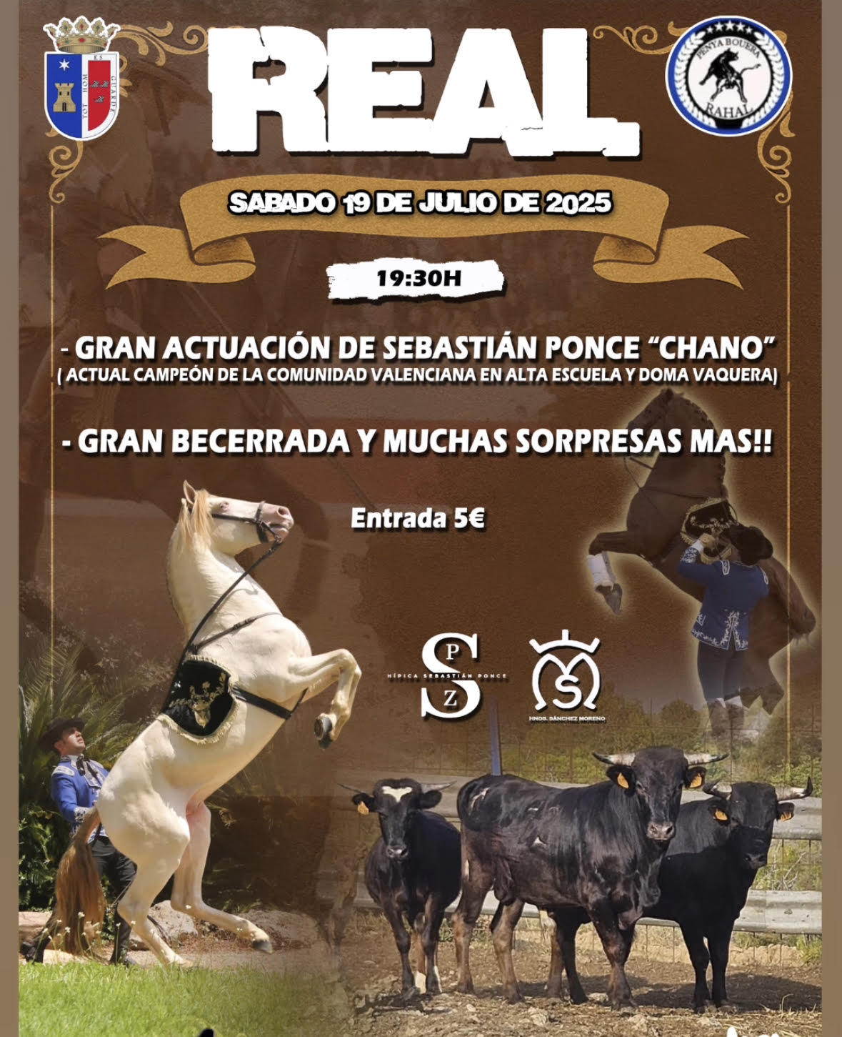 TOROS REAL 19 JULIO 2025