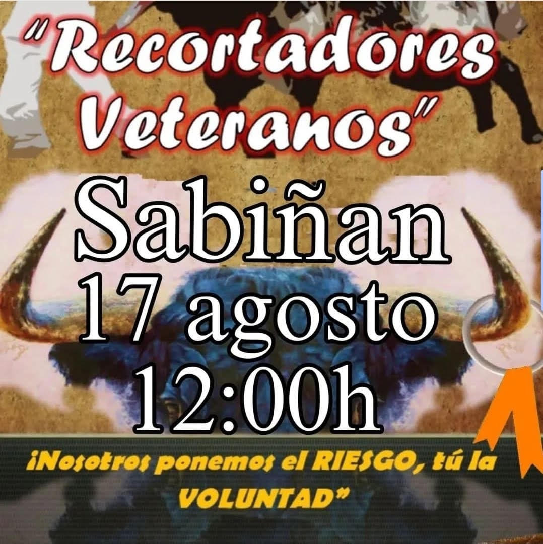TOROS RECORTADORES VETERANOS SABINAN 17 AGOSTO 2025