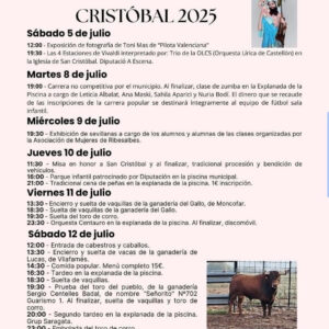 TOROS RIBESALBES DEL 5 AL 13 DE JULIO 2025