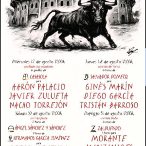 TOROS SAN SEBASTIÁN DE LOS REYES DEL 25 AL 30 DE AGOSTO 2025