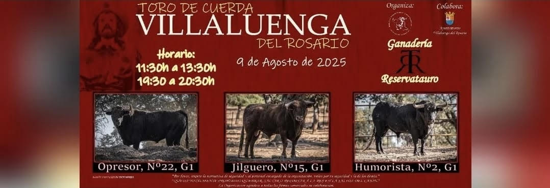 TOROS VILLALUENCA 9 AGOSTO 2025