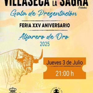 TOROS VILLASECA DE LA SAGRA 3 JULIO 2025