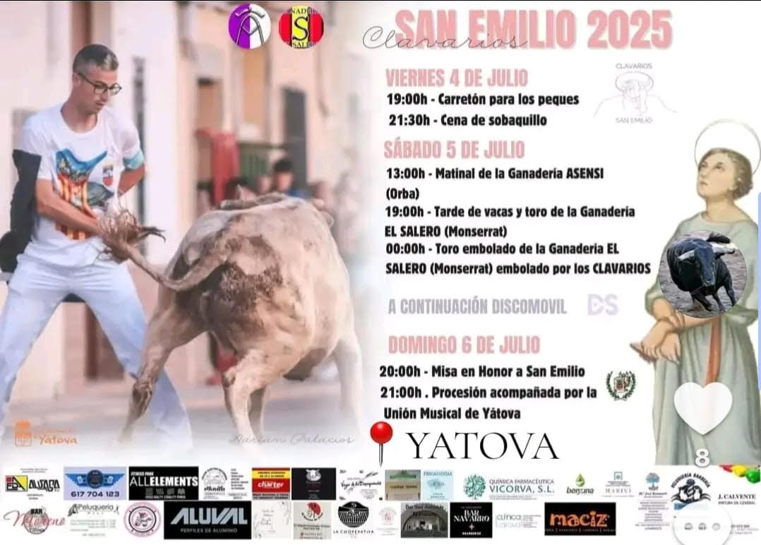 TOROS YATOVA DEL 4 AL 6 DE JULIO 2025
