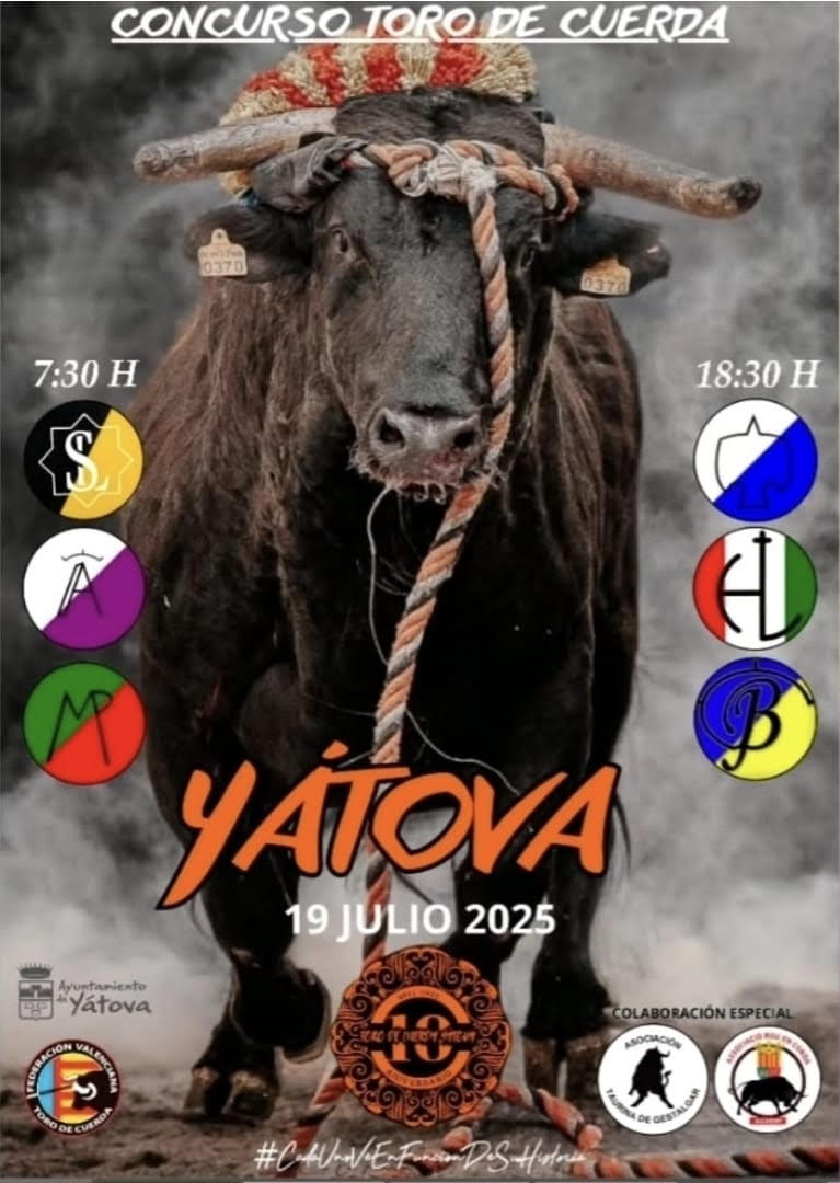 TOROS CONCURSO TORO EN CUERDA 19 JULIO 2025
