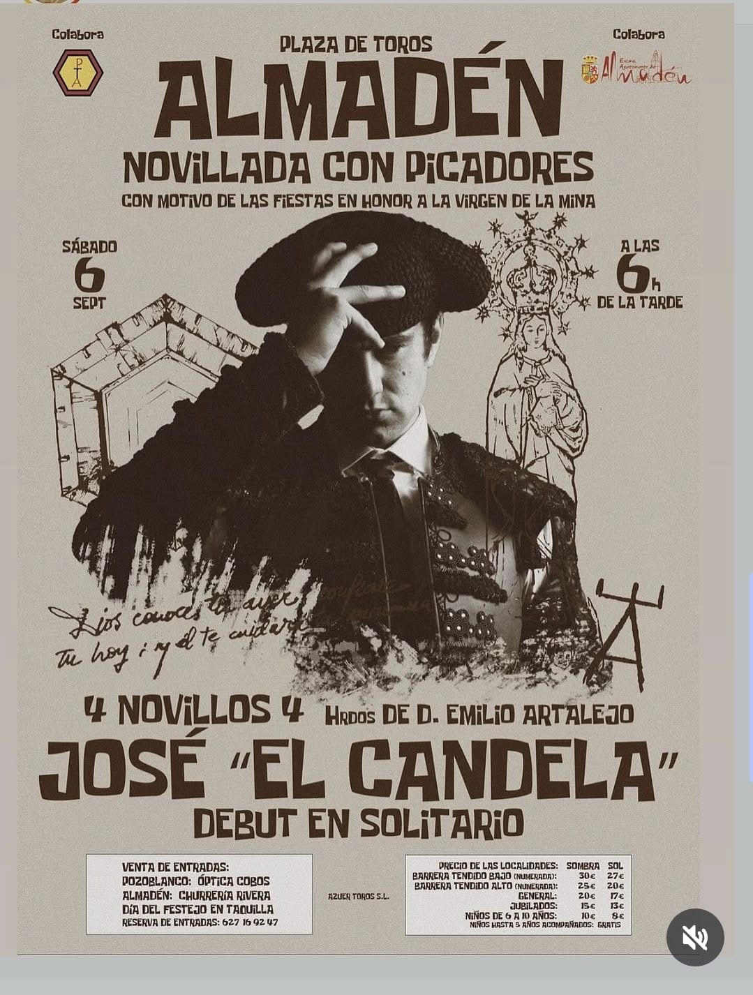 TOROS ALMADEN 6 SEPTIEMBRE 2025