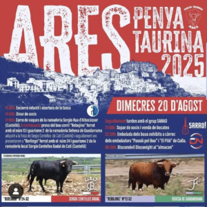 TOROS ARES 20 AGOSTO 2025