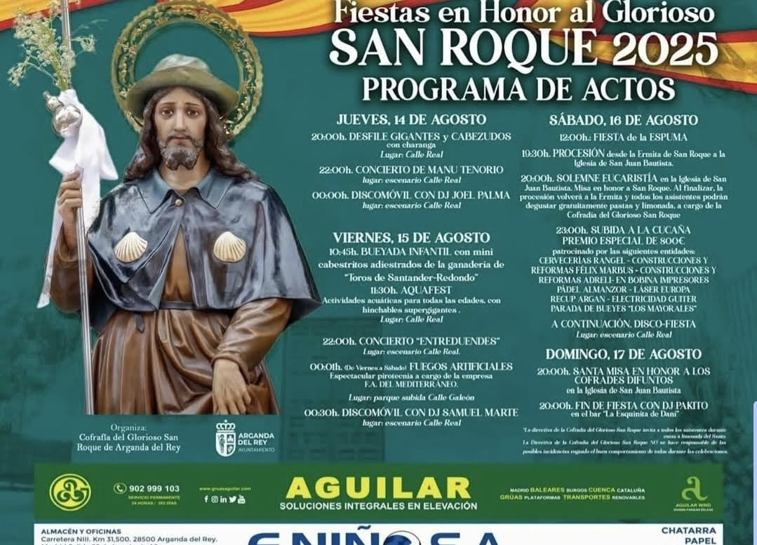 TOROS ARGANDA DEL REY DEL 14 AL 17 DE AGOSTO 2025