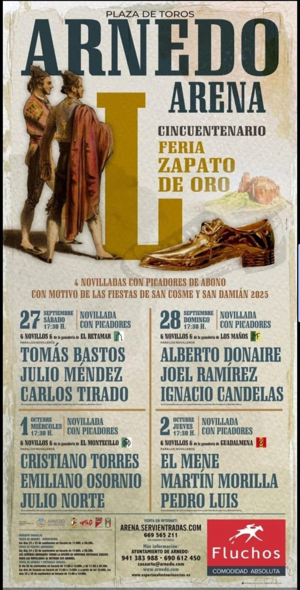 TOROS ARNEDO 27 Y 28 SEPTIEMBRE 2025