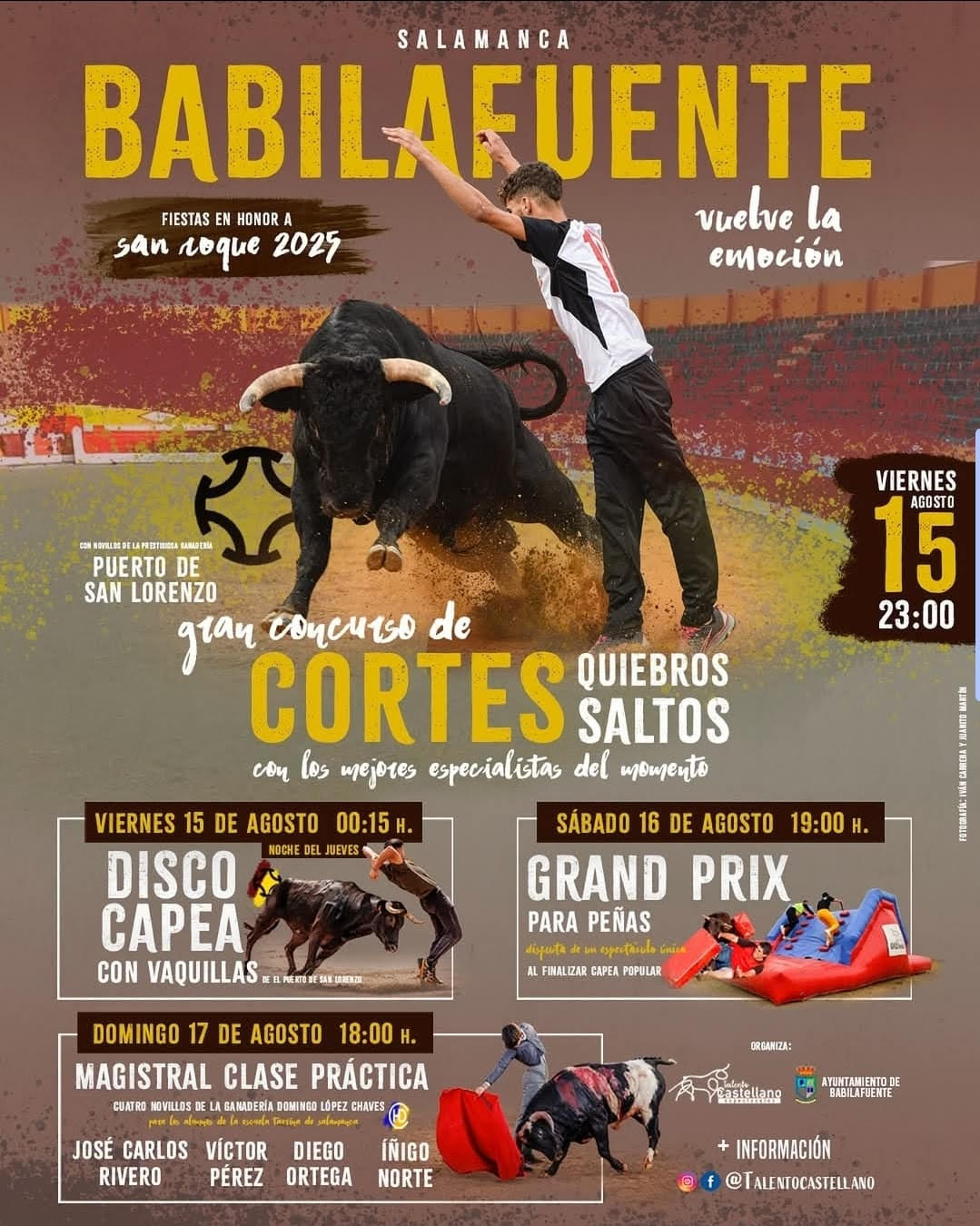 TOROS BABILAFUENTE 15 16 Y 17 AGOSTO 2025
