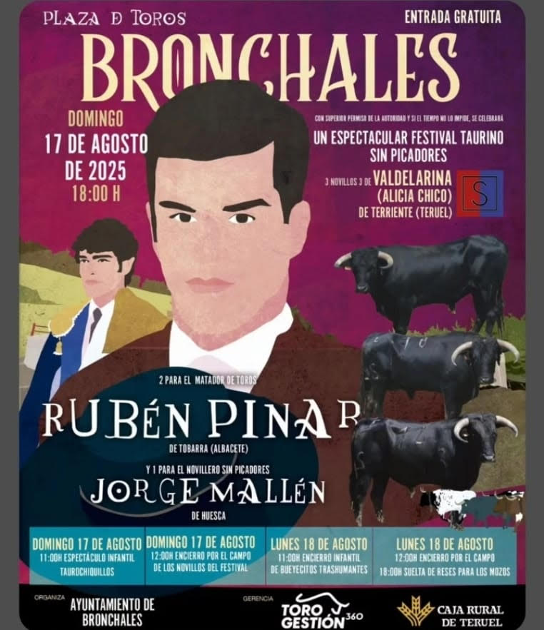 TOROS BONCHALES 17 AGOSTO 2025
