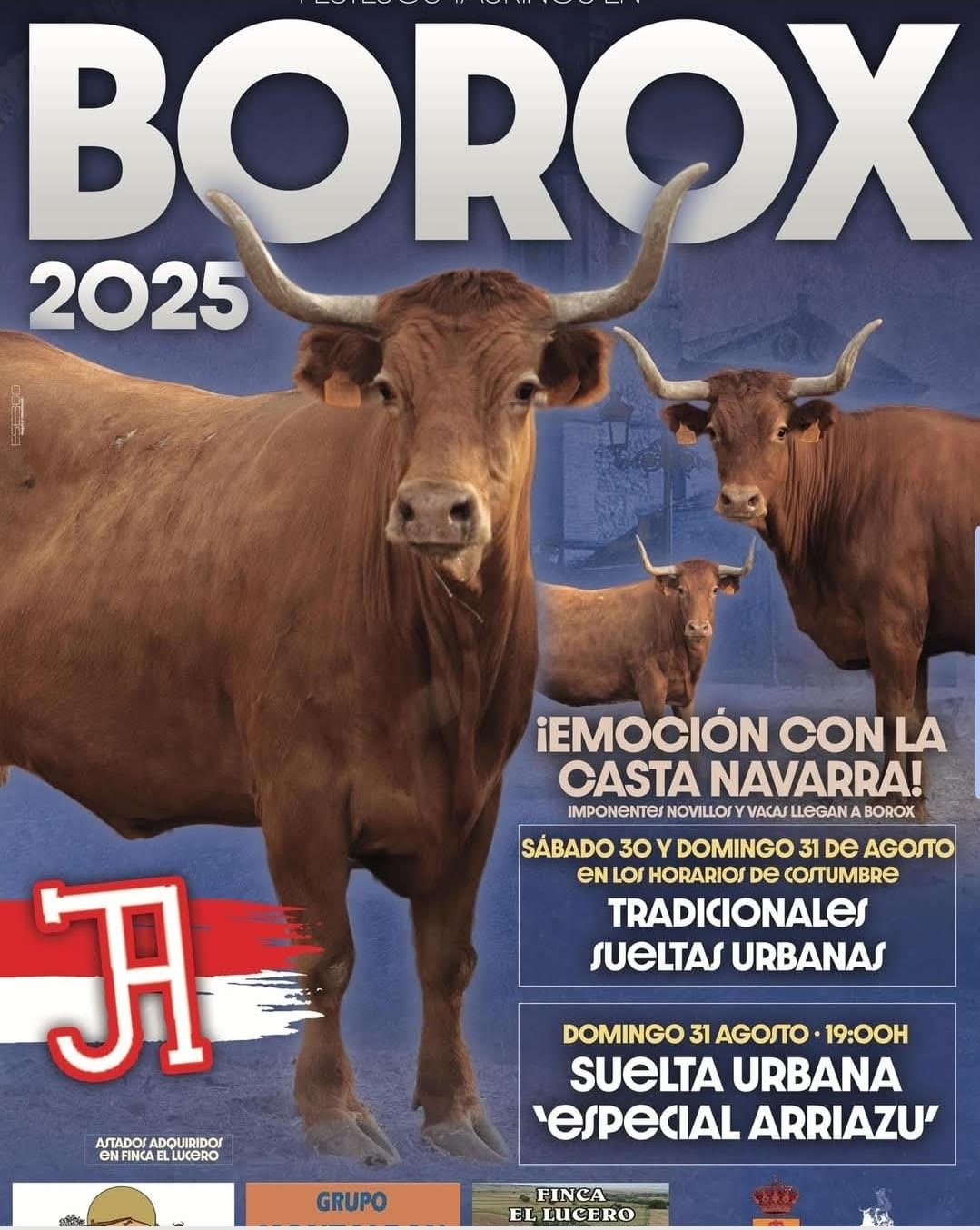 TOROS BOROX 30 Y 31 AGOSTO 2025