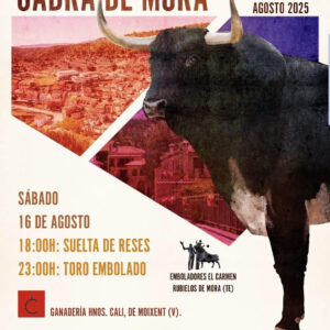 TOROS CABRA DE MORAS 16 DE AGOSTO 2025