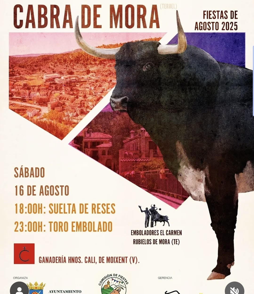 TOROS CABRA DE MORAS 16 DE AGOSTO 2025