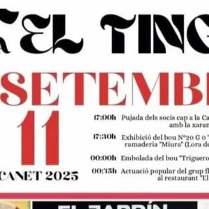 TOROS CANET 11 SEPTIEMBRE 2025