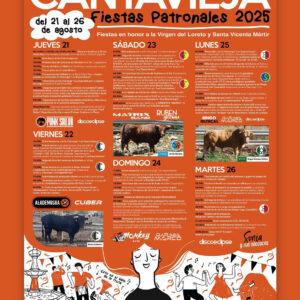 "TOROS CANTAVIEJA DEL 21 AL 26 DE AGOSTO 2025"