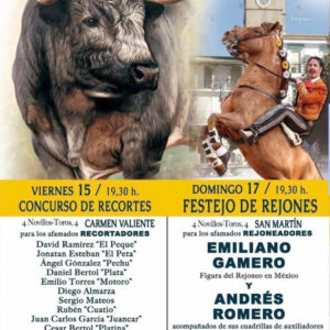 TOROS CECLAVÍN DEL 15 AL 17 DE AGOSTO 2025