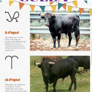 TOROS CULLA 9 AGOSTO 2025