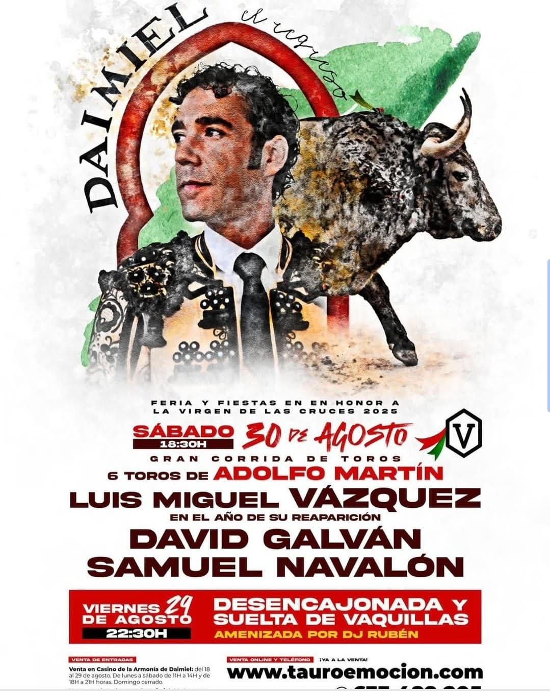 TOROS DAIMIEL 30 AGOSTO 2025