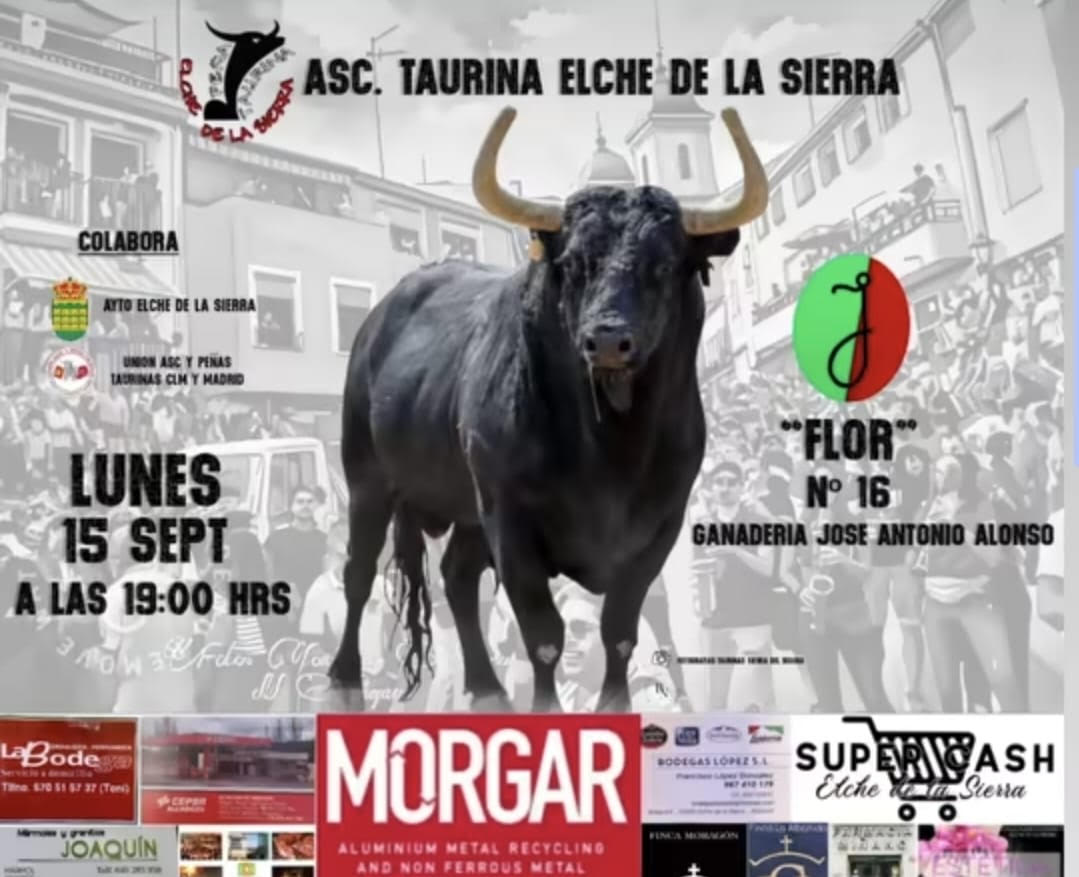 TOROS ELCHE DE LA SIERRA 15 SEPTIEMBRE 2025