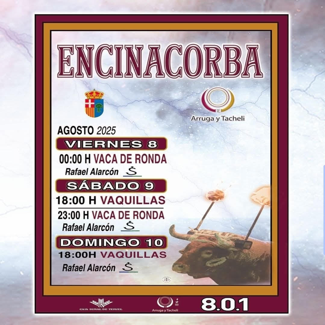 TOROS ENCINACOBRA DEL 9 AL 10 DE SEPTIEMBRE 2025